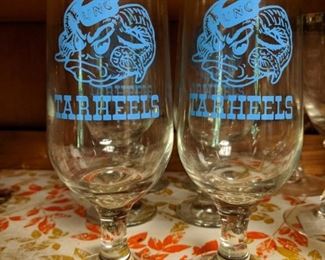 Tarheels glassware
