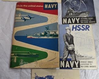 Vintage NAVY recruiting items