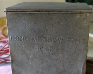 Long Meadows FMS Milk Box 1972