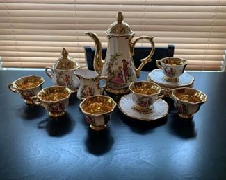058l Haken Porselen Turkey Tea Service
