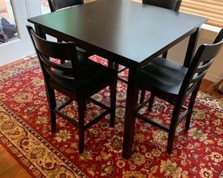 060l Wool Rug  Bistro Style Table