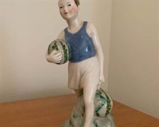 097l Lomonosov Statuette Porcelain Figurine