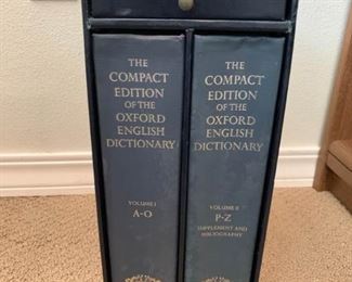 122o Compact Edition Oxford English Dictionary