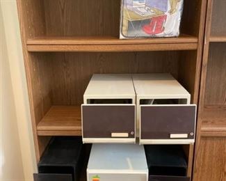 179Vintage Apple Locking Disc Box  More