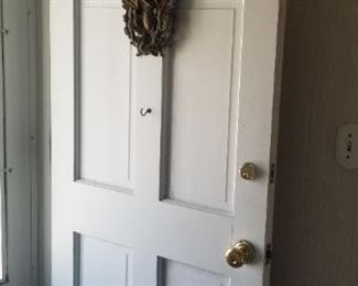 Nice front door with knocker