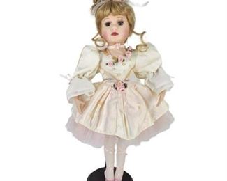 Lot 261
The Brass Key 16" Porcelain Ballerina Doll