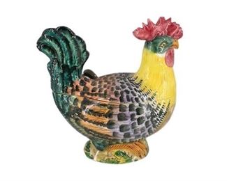 Lot 057
Ceramic Rooster Soup Tureen