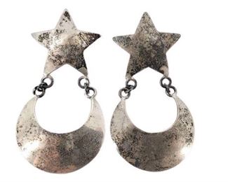 Lot 117
Vintage TP-54 Mexico Sterling Silver Earrings