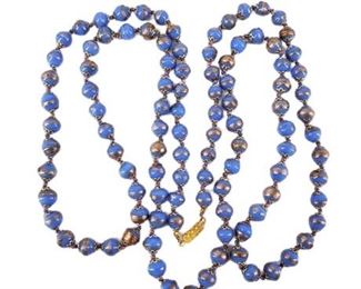 Lot 157
Vintage Lampwork Glass Necklace