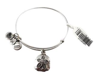 Lot 171
Alex + Ani "Sand Dollar" Silver Tone Bangle