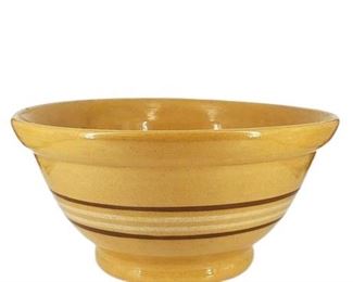Lot 218
Extra Large Antique Yellow Ware Bowl
