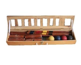 Lot 436
Croquet Set