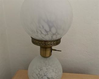 One of two matching lamps