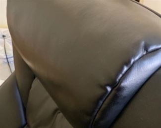 Great office chair with hydraulic up and down and also reclines.  In great shape,