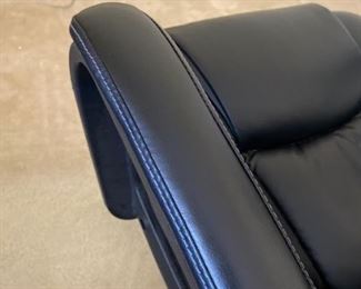 Great office chair with hydraulic up and down and also reclines.  In great shape,