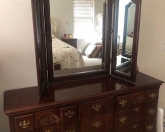 Beautiful Dresser with removable vanity mirror