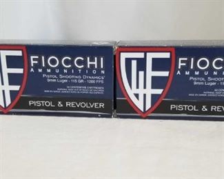 Fiocchi 9mm Luger Cartridges
