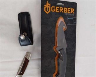 Gerber hunting knife and buck knife