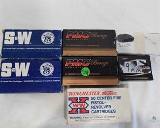 WINCHESTER, S&W AND PMC 9MM Luger ammo