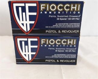 Fiocchi 38 Special Cartridges