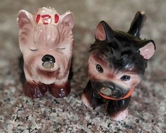 Kissing Dogs Salt and Pepper