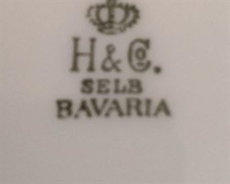 H & Co. Selb Bavaria China