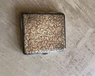 Sterling Silver cigarette case, sent from Japan