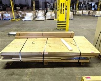 Plywood And 60 x 100mm Metal Pieces