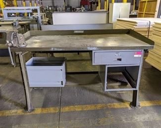 Work Table With Craftsman Clamp