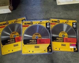 (3) New Dewalt 14in Metal Cutting Blade