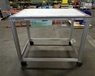 Work Table With Casters