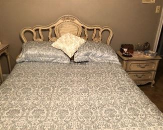 Bed and Nightstand - Bedroom Suite pic 2