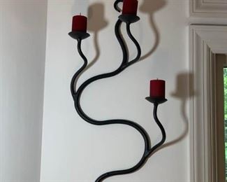 Dramatic Candle Wall Sconces