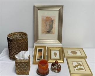 GOLD and BOLD Bath Set