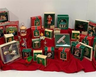 HALLMARK 1980s Collectible Ornaments