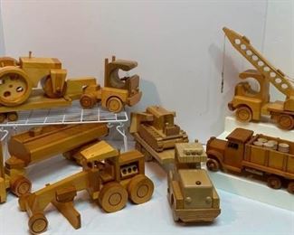 Handcrafted Wooden Trucks