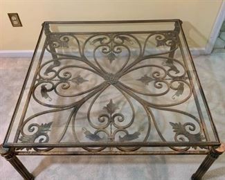 Heavy Metal Ornate Coffee Table