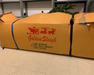 Nine Foot Artificial Christmas Tree