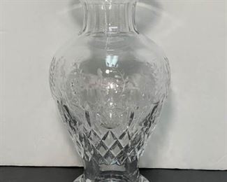 Rogaska Gallia Crystal Flower Urn Vase