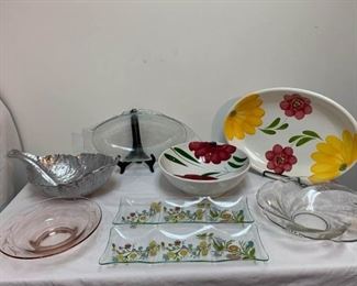 Vintage, Retro, and Modern Serving Pieces