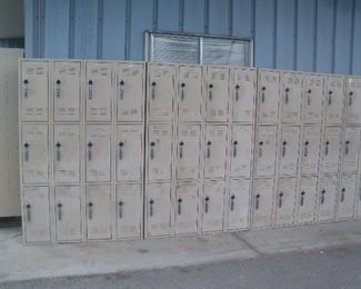 Lockers. Over 50 sets available.