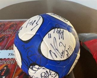 signed Galaxy ball