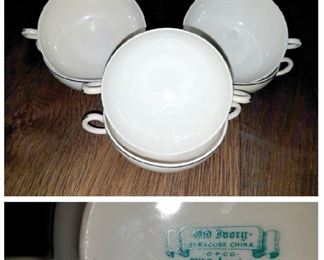 Vintage old ivory syracuse china (6) $15 all. Now $7.50 all