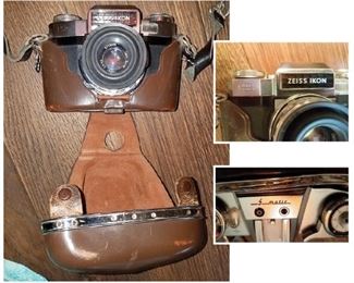Vintage Zeiss Ikon flash matic 35mm camera with case $30. Now $15