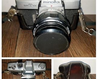 Minolta Srt101 camera with case $30