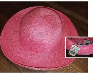 Pink Street Smart straw hat (Marshall field's) $8. Now $4