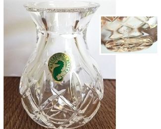 Waterford Crystal 4' bud vase $20. Now $10