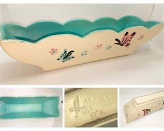 Vintage Hull B8 rectangle butterfly planter 1956 mid-century  $20