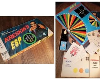 Vintage Kreskin's ESP game 1966 $10. Now $5