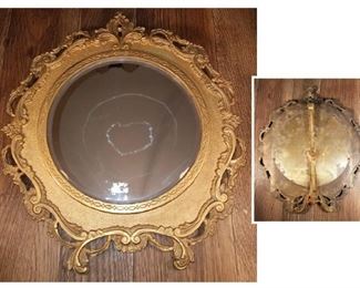 Antique Victorian 16" wall/easel mirror $25
